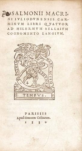 Carminum libri quatuor [SUIVI DE] Carminum libellus