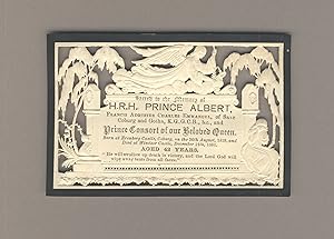 Sacred to the Memory of H.R.H. Prince Albert