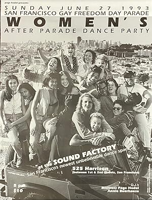 Page Hodel presents: Sunday, June 27, 1993 / San Francisco Gay Freedom Day Parade / Women's After...