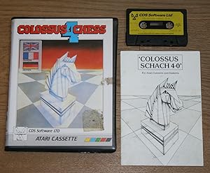 ATARI Cassette - Colossus Chess 4. CDS Software.