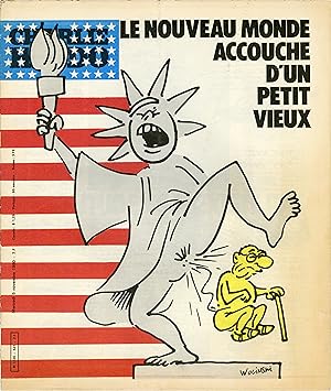 "CHARLIE HEBDO N°521 du 5/11/1980" WOLINSKI : L'AMÉRIQUE ACCOUCHE D'UN PETIT VIEUX / COMITÉ DE SO...