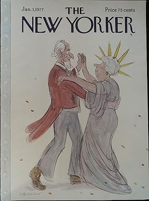 The New Yorker January 3, 1977 James Stevenson COVER ONLY