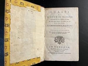 I fasti di P. Ovidio Nasone tradotti in terza rima dal testo latino ripurgato ed illustrato con note