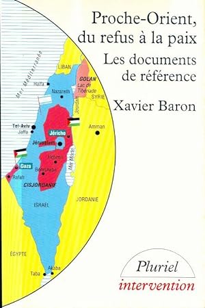 Proche-orient du refus   la paix : Les documents de r f rence - Baron
