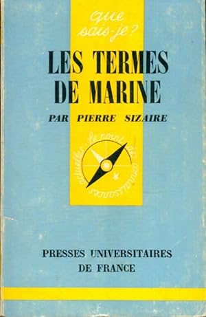 Les termes de marine - Pierre Sizaire