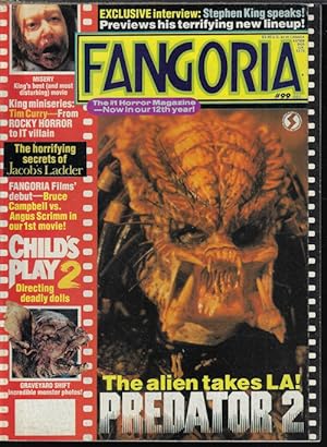 FANGORIA #99, December, Dec. 1990 (Predator 2, Stephen King, Child's Play 2, Graveyard Shift, Mis...