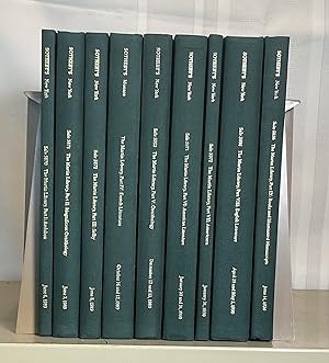 The Library of H. Bradley Martin [9 volumes, complete set, with all auction estimates and prices ...