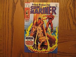 Marvel Comic Prince Namor, The Sub-Mariner #14 1969 7.0 vs Human Torch