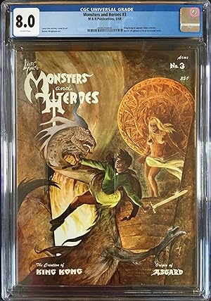 MONSTERS and HEROES No. 3 (March 1968) CGC 8.0 (VF)