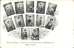 Ansichtskarte / Postkarte Tiroler Sänger, Jodler und Schuhplattltänzer-Gesellschaft Almrausch