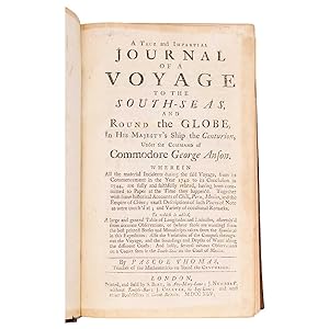 A true and impartial journal of a voyage to the South-seas, and round the globe in his Majesty's ...