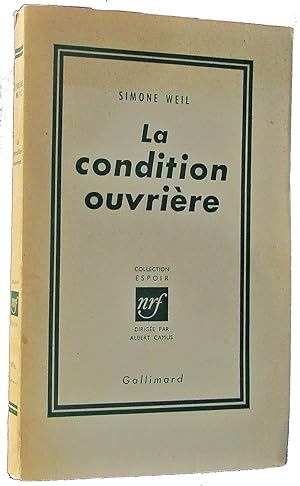 La condition ouvriere (The Working Conditions).