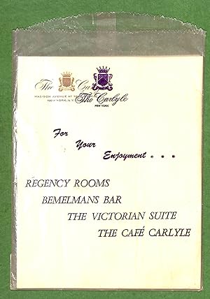 The Carlyle Hotel Letterhead Stationery