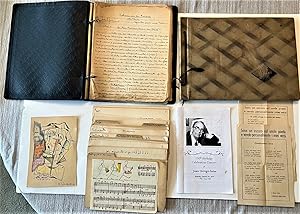 A Collection of Four Autograph Musical Manuscripts Along with a Manuscript Notebook of Musical Wr...