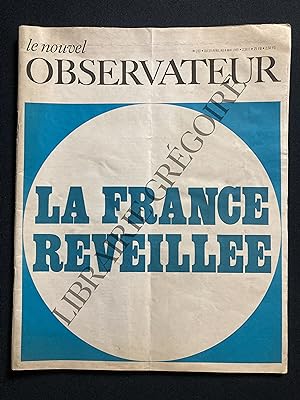 LE NOUVEL OBSERVATEUR-N°233-DU 29 AVRIL AU 4 MAI 1969-LA FRANCE REVEILLEE