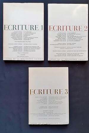 Ecriture - Cahier de littérature et de poésie : n°1,2 et 3 : 1964-1967 -