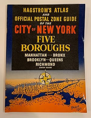 Hagstrom's Atlas and Official Postal Zone Guide of the City of New York Five Boroughs
