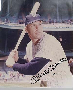 Signed Photograph of Mickey Mantle