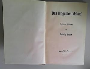 Das junge Deutschland. Studien und Mitteilungen zusammengebunden mit: Ludolf Wienbarg als jungdeu...