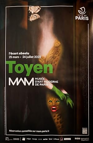 2022 French Exhibition Poster, Toyen au Musée d'Art Moderne de Paris