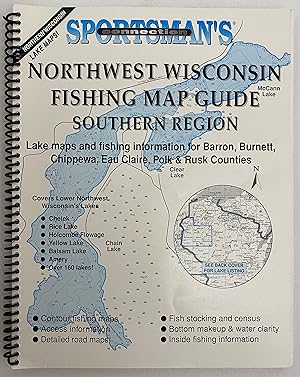 Northwest Wisconsin Fishing Map Guide: Southern Region