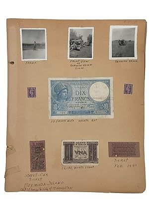 WWII American GI's War Date Photo Album from North Africa
