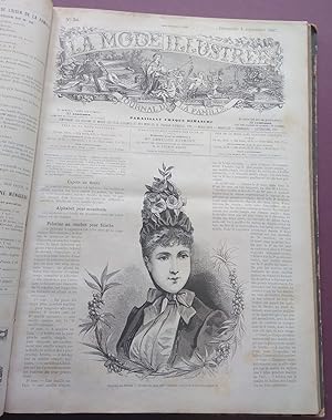 La Mode Illustree. Journal de la Famille. No. 34 (22 Auot 1886- No. 52 (25 Decembre 1887).
