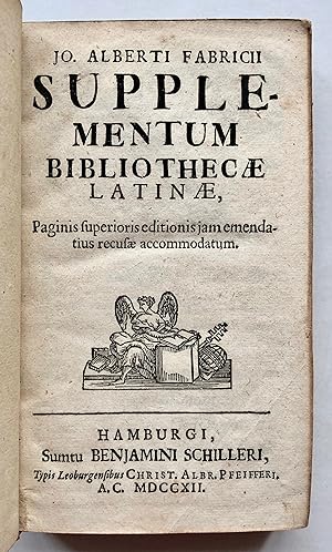 Supplementum bibliothecae Latinae, paginis superioris editionis jam emendatius recusae accommodatum