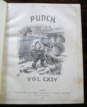 Punch, or the London Charivari. Vol. CXIV + CXV (114 u. 115), 2 Bde. in einem / 2 vols. in one.