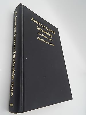 American Literary Scholarship: 1990, An Annual