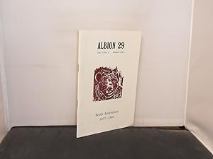 Albion 29 A Journal for Private Press Printers, Volume 10, Number 2 Summer 1986 (The Private Pres...