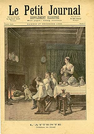 "LE PETIT JOURNAL N°5 du 27/12/1890" L'ATTENTE (Tableau de HAAG) / L'ÉVASION DE REDON - DANS LA F...