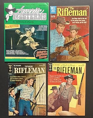 3 signed Issues of The Rifleman & Favorite Westerns #19 (also signed) (Signed)
