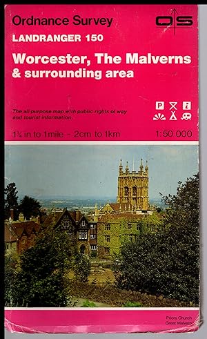 Ordnance Survey Map: Worcester, the Malverns and Surrounding Area No.150: (OS Landranger Map)