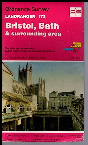 Ordnance Survey Map: Bristol, Bath & Surrounding Area No.172