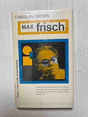 Max Frisch. (Modern Literature Monographs) (English and German Edition)