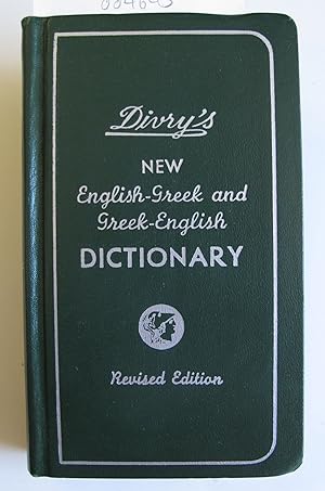 Divry's New English-Greek and Greek-English Dictionary | Revised Edition