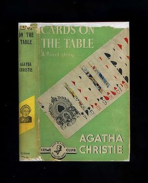 CARDS ON THE TABLE - A Poirot Story (A later post-war printing in dustwrapper]