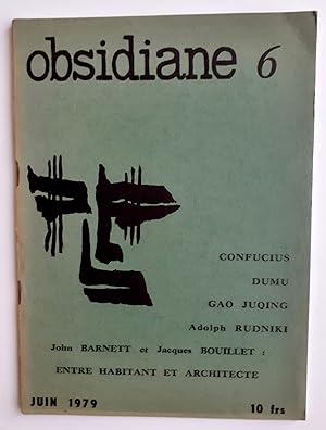 Obsidiane N°6, juin 1979.