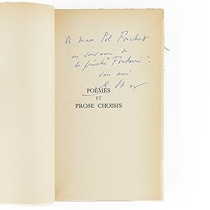 Poèmes et prose choisis de René Char