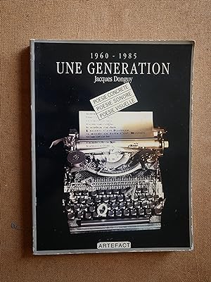 Une Generation 1960-1985 Poesie Sonore Poesie Concrete