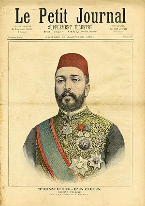 "LE PETIT JOURNAL N°61 du 23/1/1892" Mort de TEWFIK-PACHA Khédive d'Égypte / LES MYSTÈRES de KHAR...