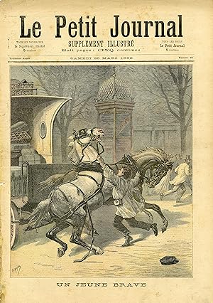 "LE PETIT JOURNAL N°70 du 26/3/1892" UN JEUNE BRAVE / UN MARIAGE ALBANAIS