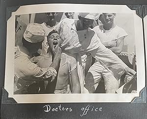 1941 US MARINES CROSSING EQUATOR CEREMONY, HAWAII PHOTO ALBUM