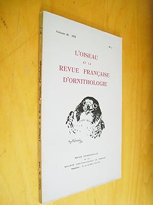 L'Oiseau et la Revue française d'Ornithologie Volume 48 1978 N°3