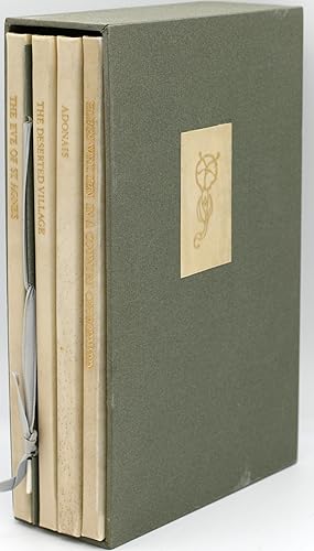 [SPECIAL PRESS] [VELLUM] THE DESERTED VILLAGE; ELEGY WRITTEN IN A COUNTRY CHURCHYARD; THE EVE OF ...