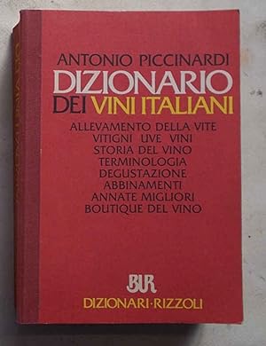 Dizionario dei vini italiani.