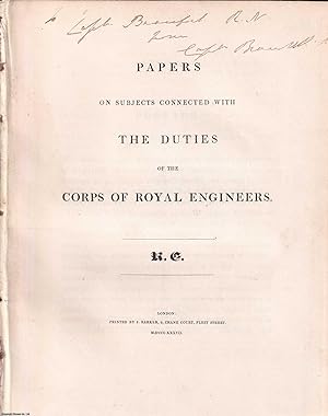 Corps of Royal Engineers, 1837. Papers on Subjects connected with the Duties of the Corps of Roya...