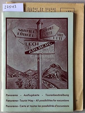 Sommerführer Lech mit Oberlech, Stubenbach, Zug und Zürs am Arlberg. (Beil. Sommertourenkarte 1:5...