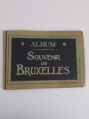 Ansichten Album Souvenir de Bruxelles/ Andenken von Brüssel, Souveniralbum 24 Photographien mit E...